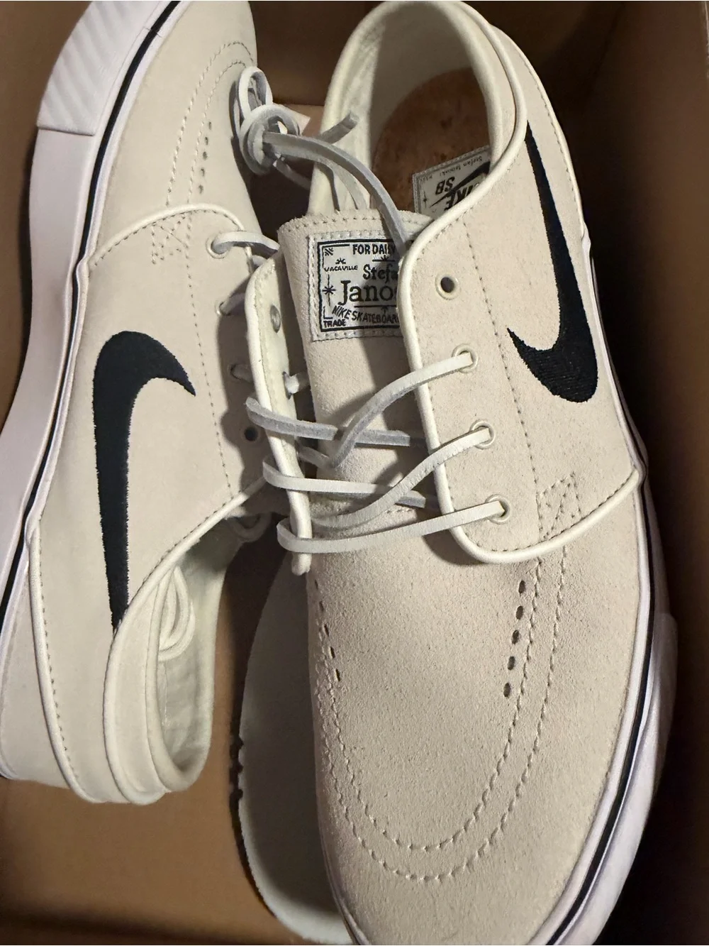 Nike Purple and White SB Janoski OG+ Shoe Box